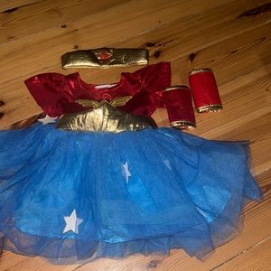 Pottery barn, kids wonder woman, Halloween costume, size 3